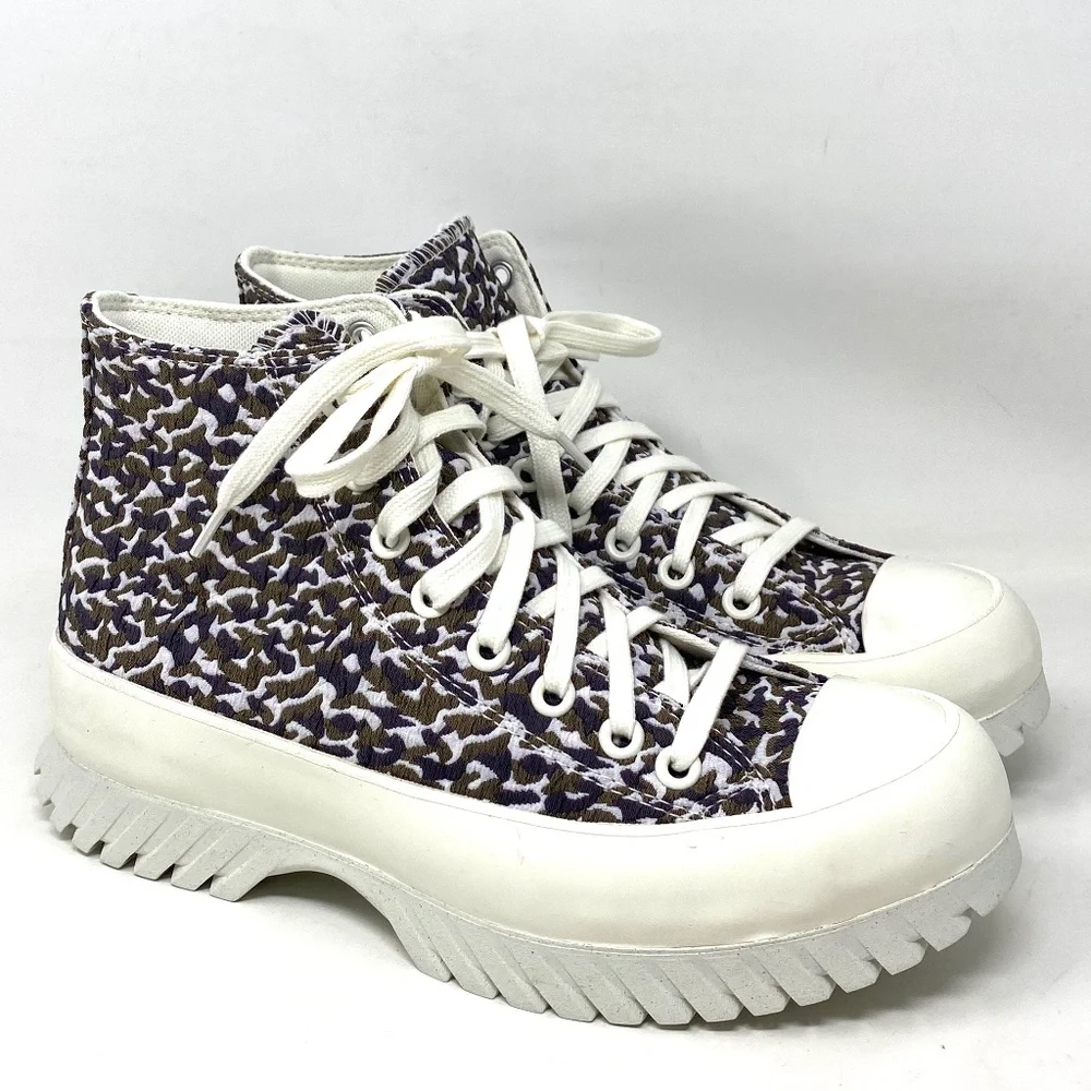 Converse CTAS Lugged 2.0 Platform High Top Women's Canvas Size Sneakers A00877C - Picture 3 of 9